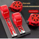 Steel Self-winding Brake Measuring Tape 5m 7.5m 10m 3m Lengths Red Color Wear-Resistant High Precision