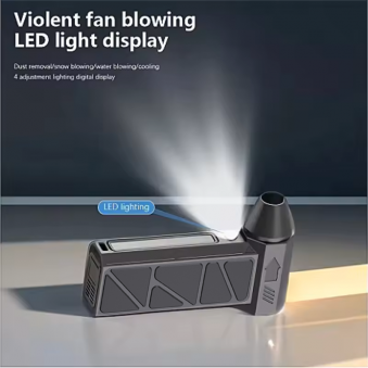 130000RPM Brushless Mini Electric Jet Dry Blower Air Dust Violent Turbo Fan Air Duster Mini Turbo Jet Fan Strong Dust Blower